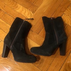 UGG Heel Ankle Black Sexy Suede Boot NEW